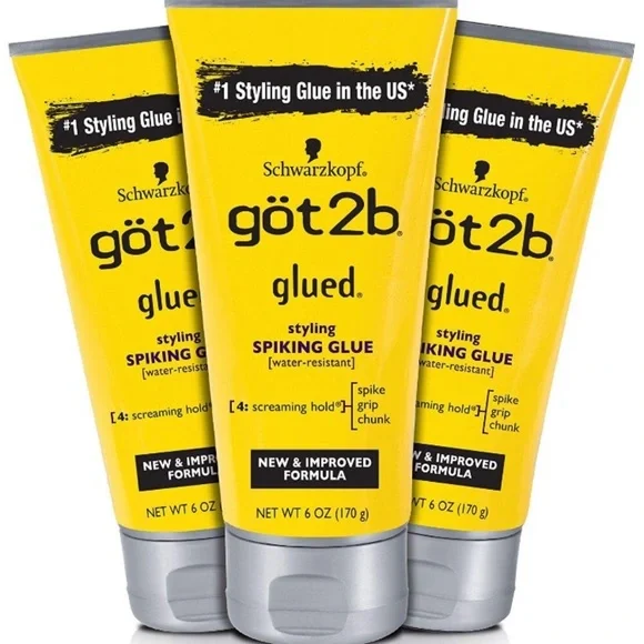 Accessories | 3 Pack 6 Oz Got2b Spiking Glue Gel Bundle Nwt 